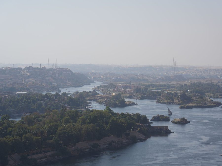 The majestic scenery of the First Cataract on the Nile River