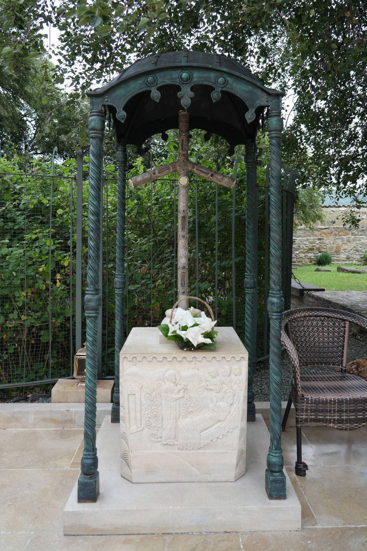 St. Nino's Cross at Samtavro Monastery