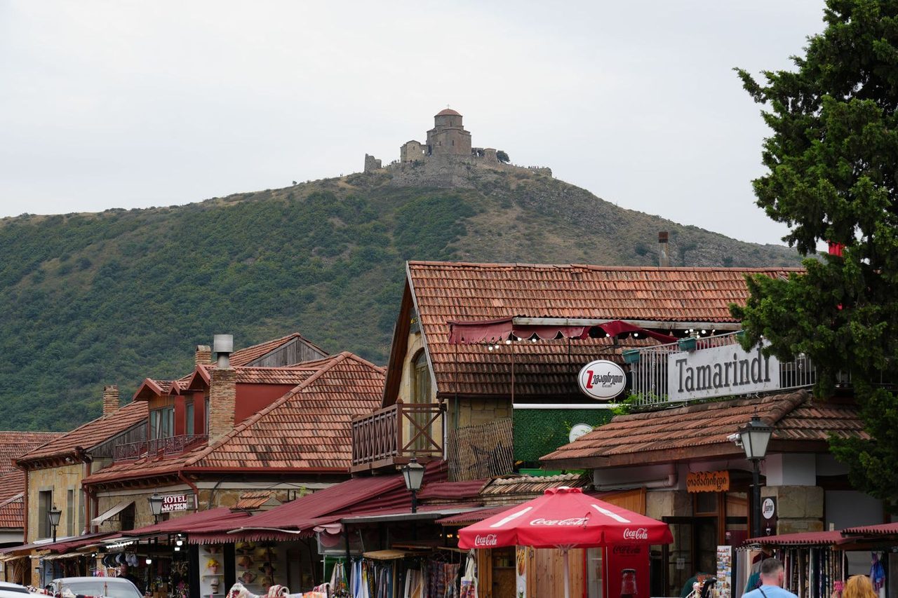 Jvari Monastery overlooking the town of Mtskheta