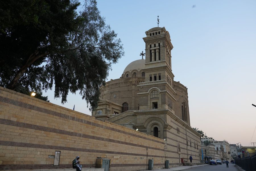 The grand circular architecture of the Church of St. George