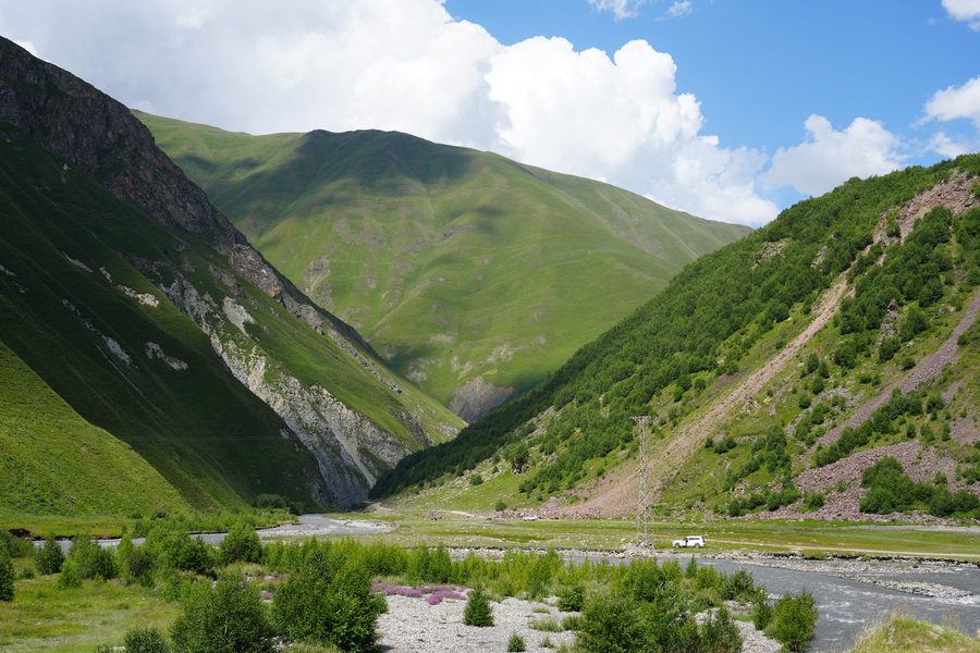 The rugged Kasari Gorge in Truso Valley