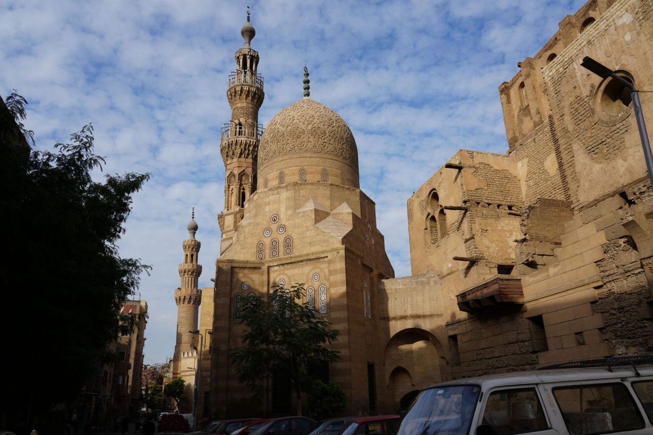 The stunning carved dome of the Amir Khayrbak Complex