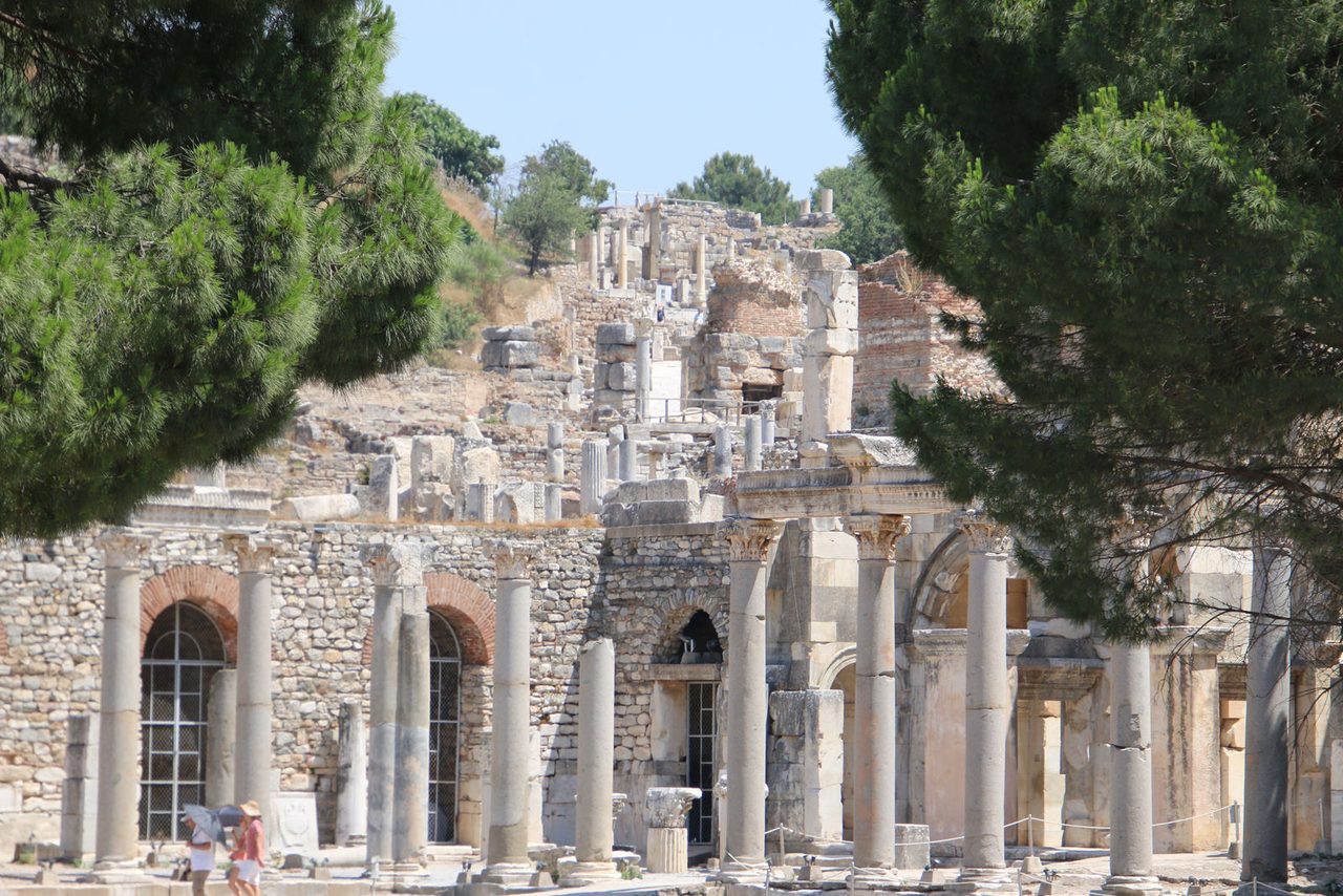 The ancient ruins of Ephesus