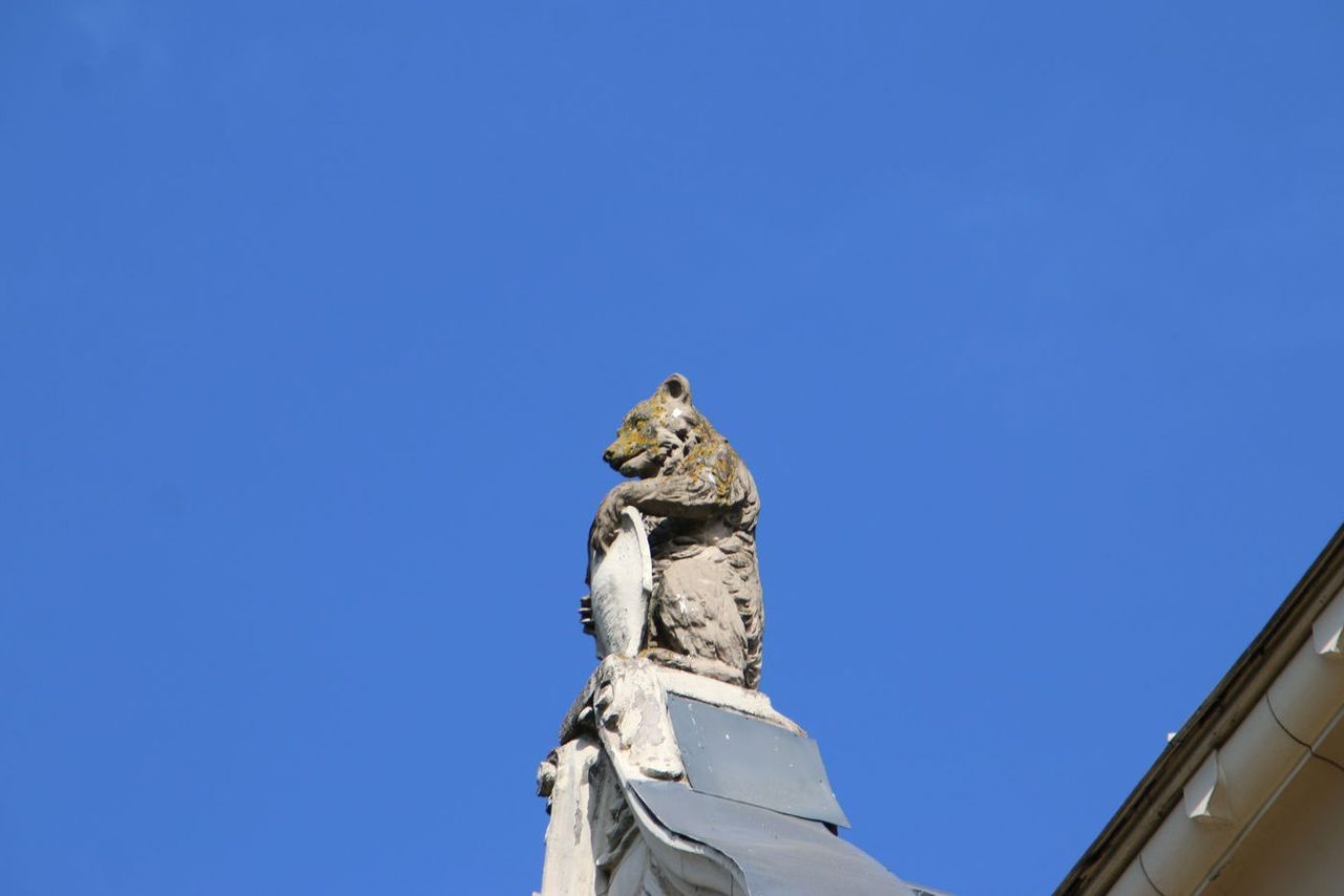 A bear gargoyle of Pierrefonds Castle