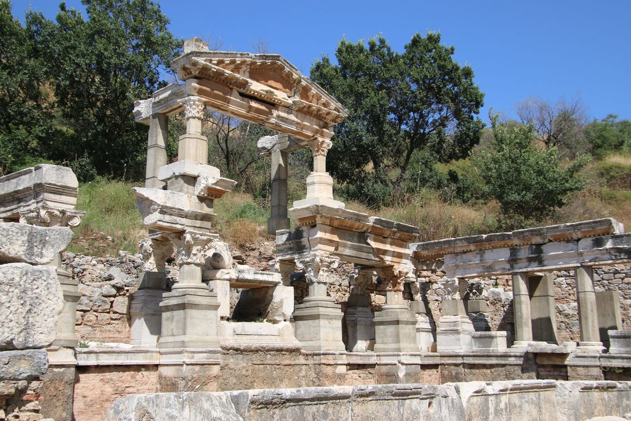 The Fountain of Trajan in Ephesus