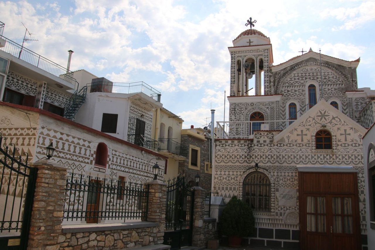The Church of Koimisis Theotokou in Pyrgi