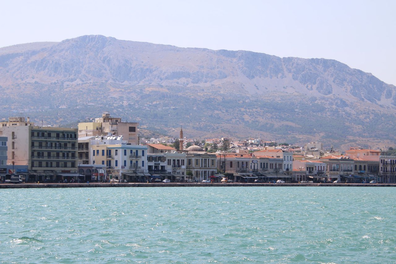 The beautiful port town of Chios