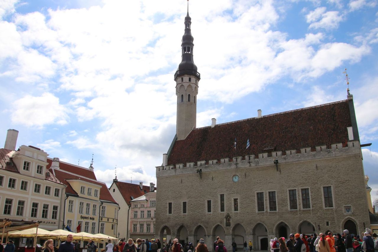 The Town Hall and the square