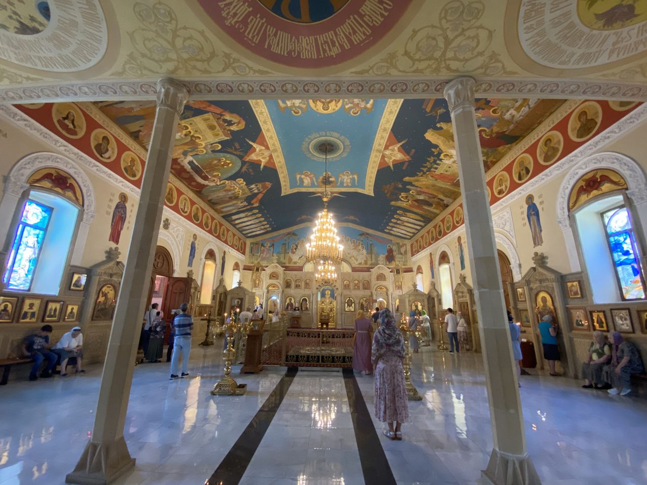 Inside the Holy Myrrhbearers Cathedral