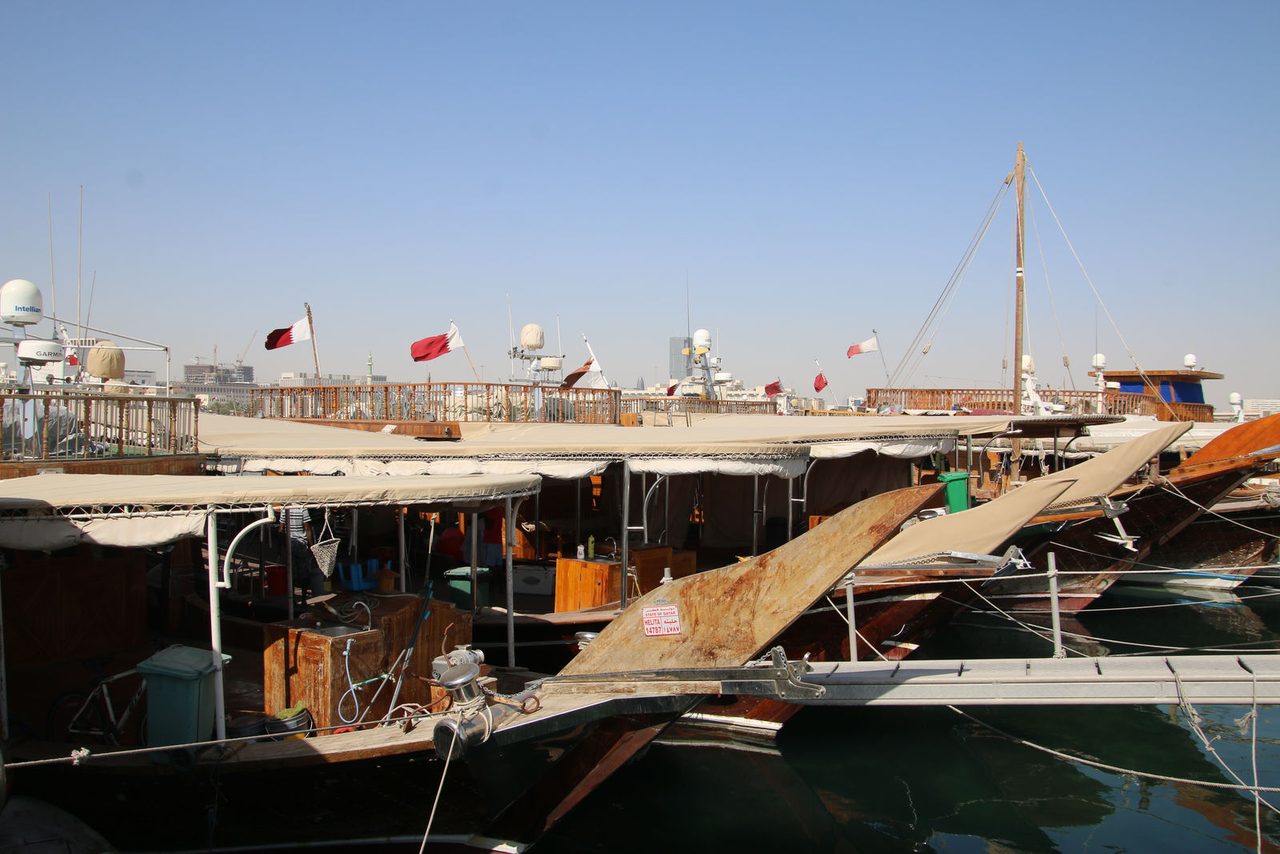 Traditional Dhow boats