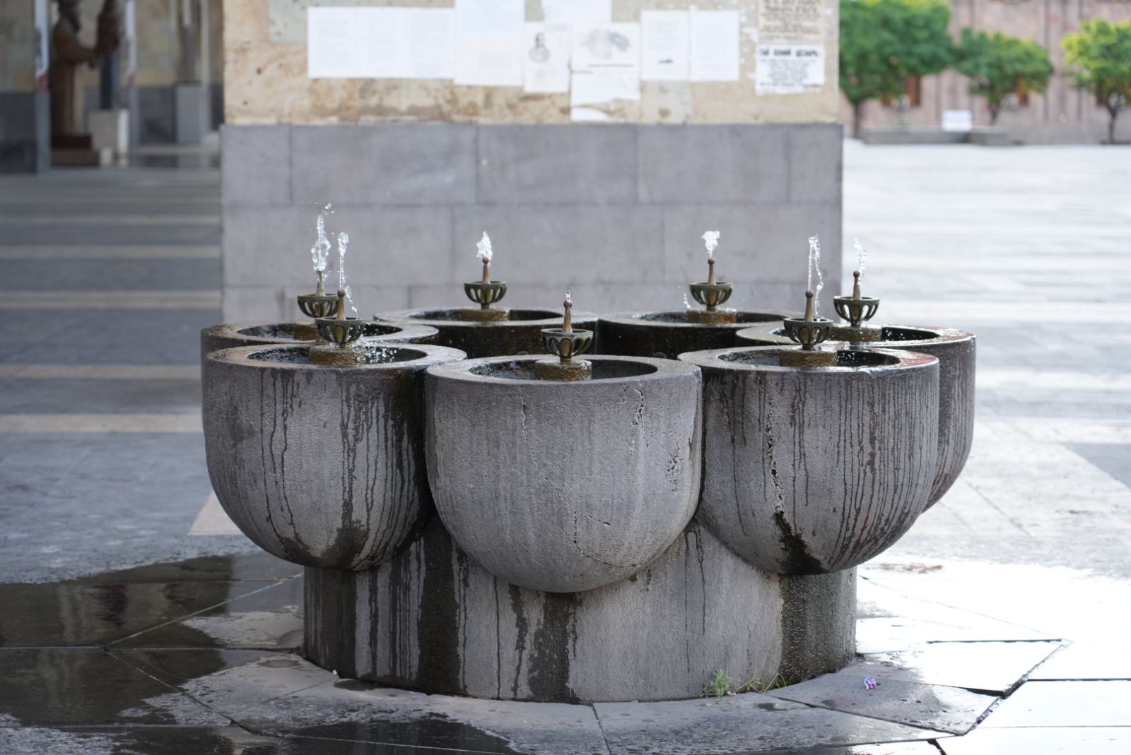 A traditional Armenian Pulpulak (drinking fountain)