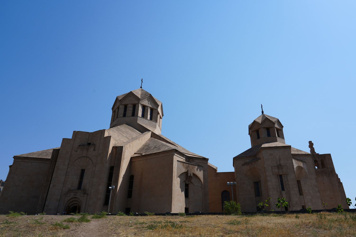 Saint Gayane Church under the blue sky