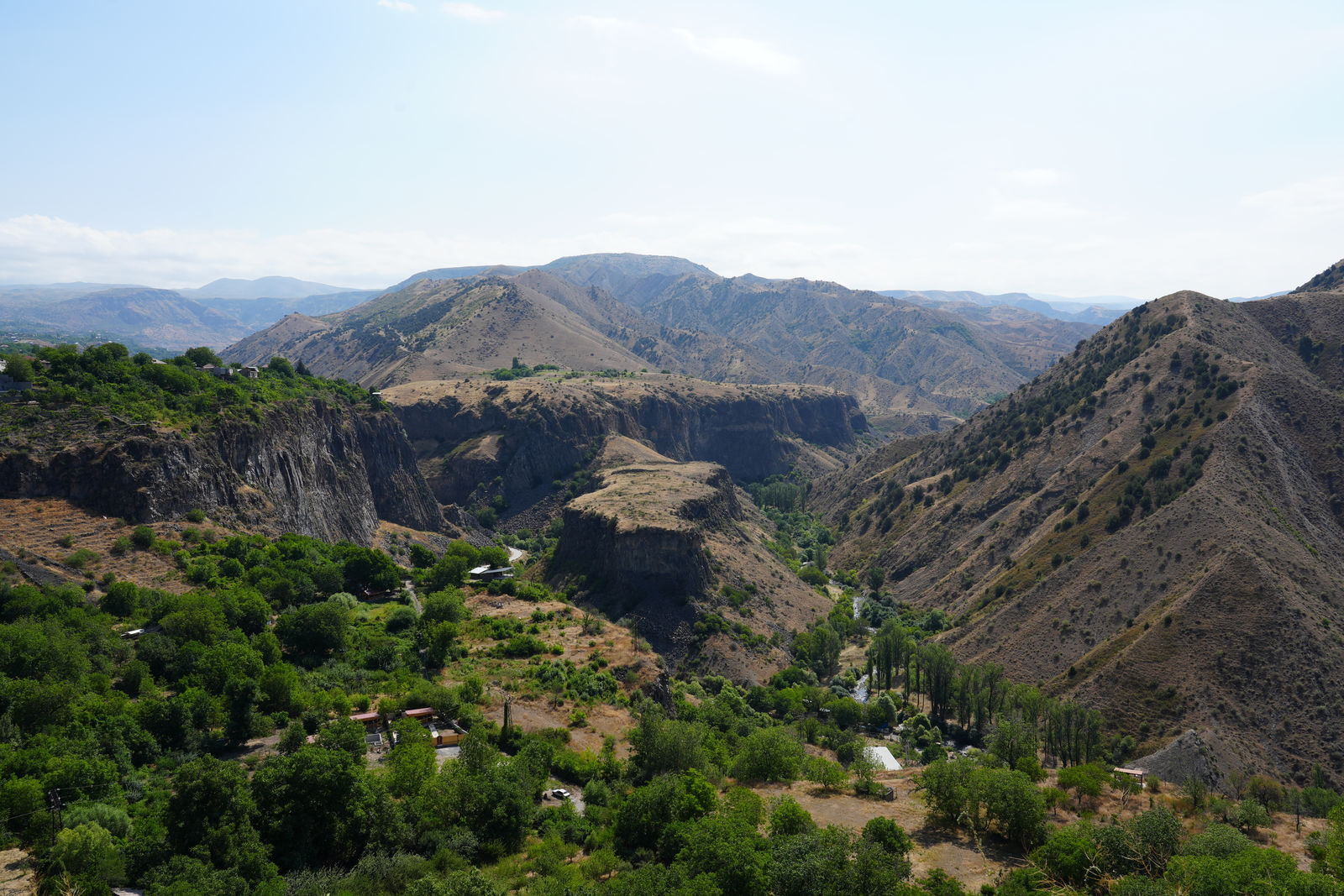 The breathtaking view of Garni Gorge