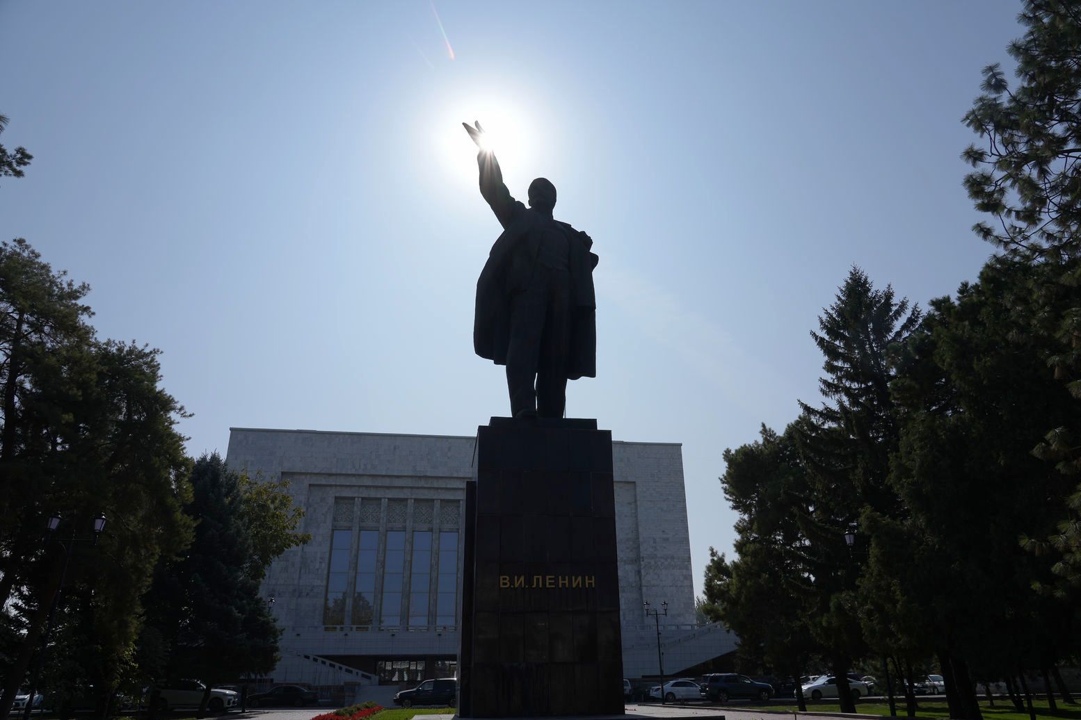 Lenin Statue in Bishkek