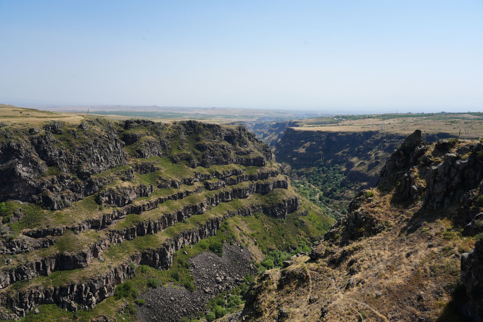 The spectacular view of Kasagh Gorge