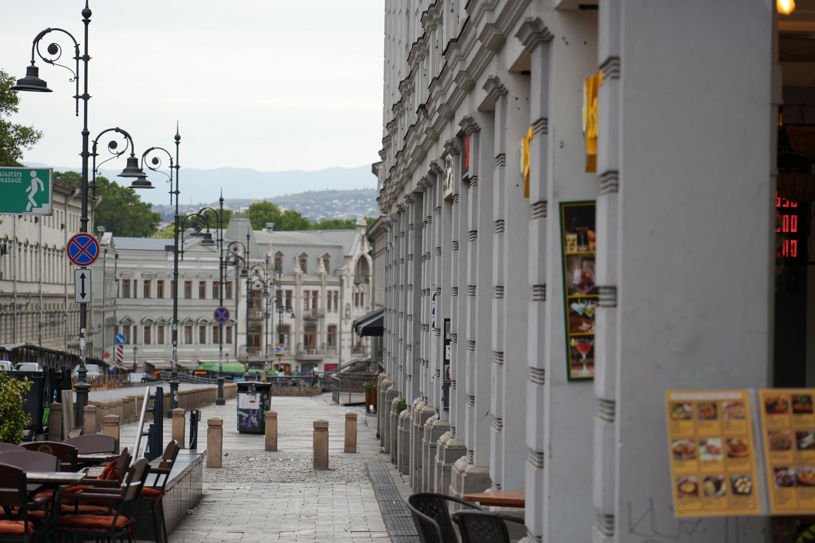 Strolling through the beautiful historic streets