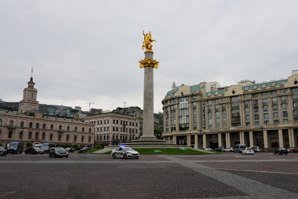 Freedom Square and the Liberty Monument