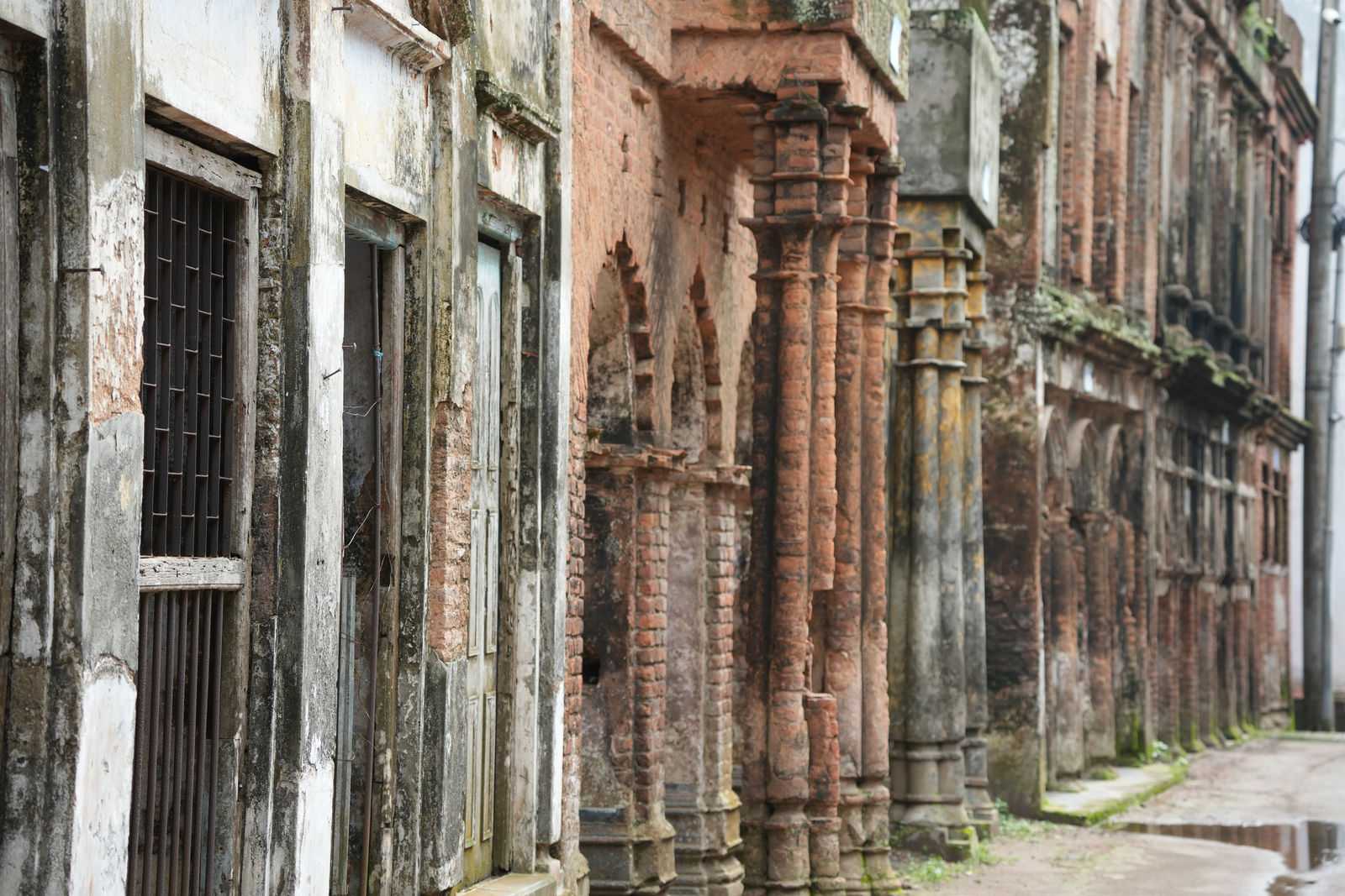 Abandoned merchant mansions in Panam Nagar