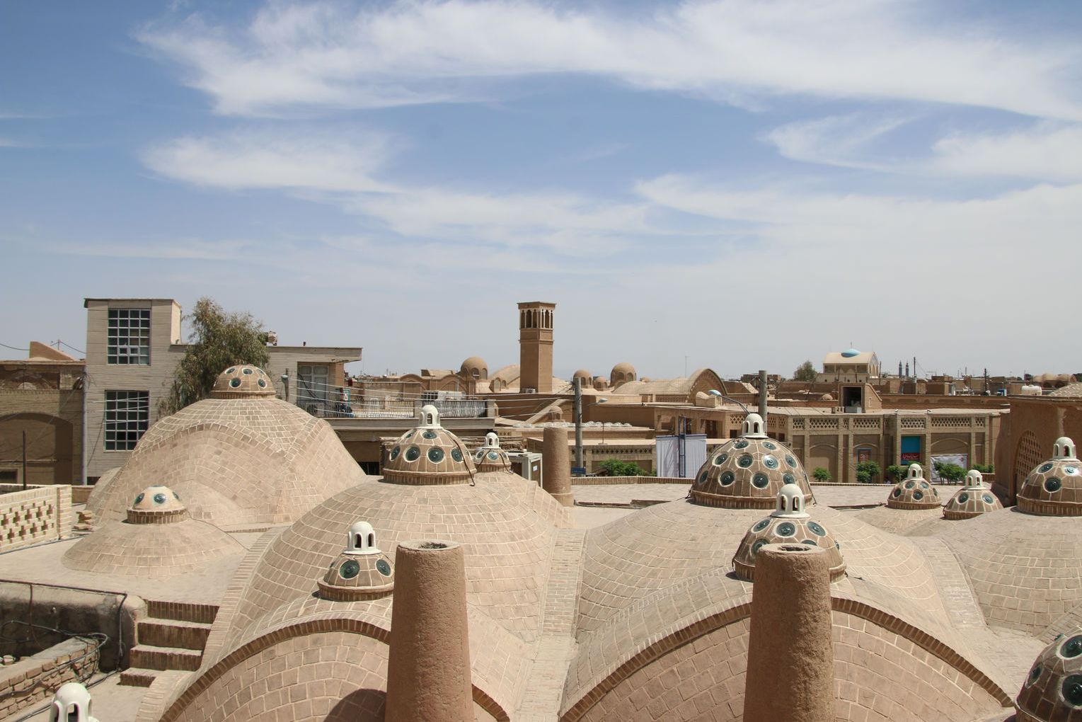 The roof of Sultan Amir Ahmad Bathhouse