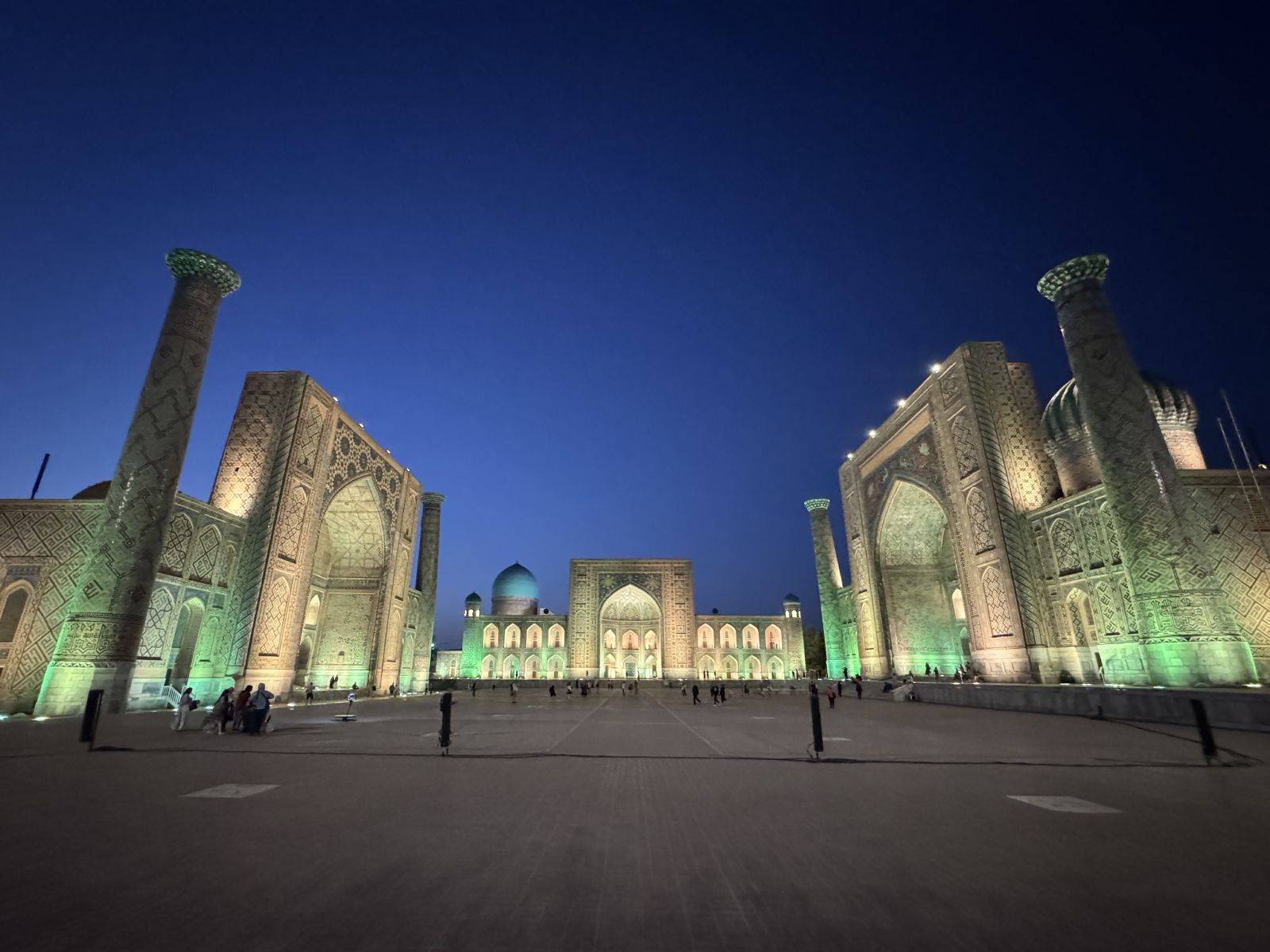 Registan Square by Night