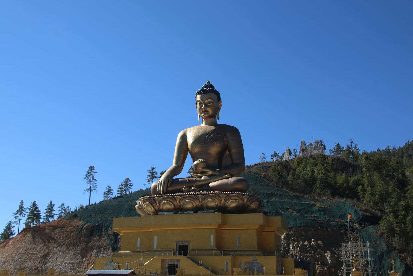 The majestic Buddha Dordenma statue