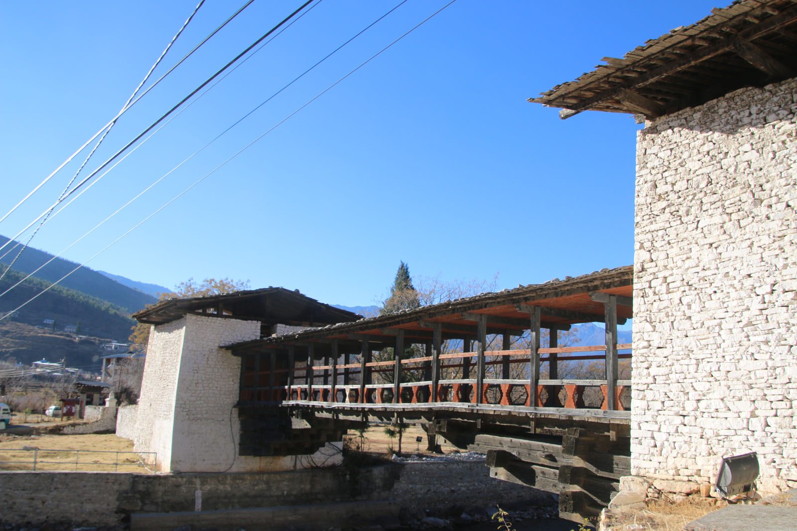 The Nyamai Zam traditional cantilever bridge