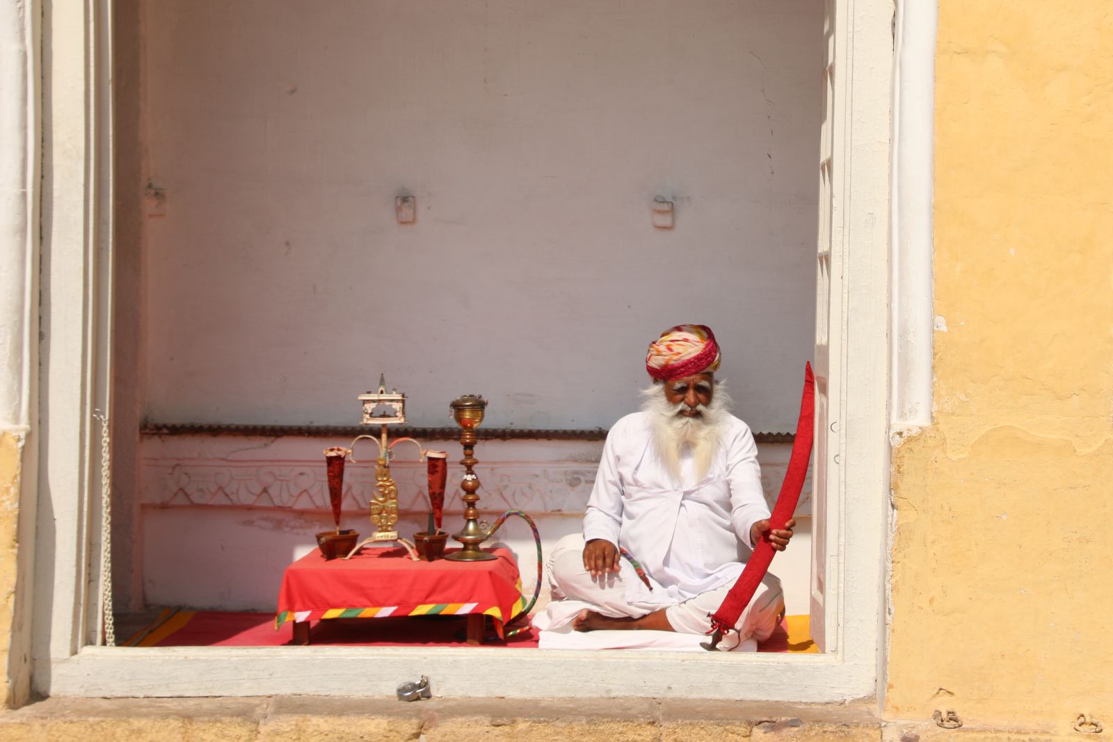 Mehrangarh Fort (Traditional Guard in the Palace)