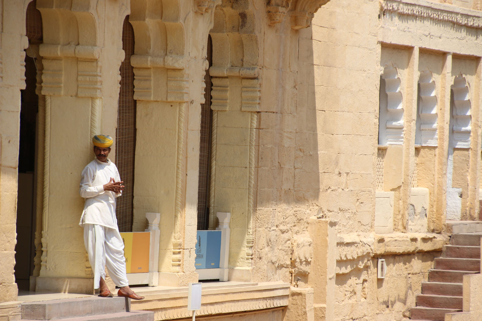Mehrangarh Fort (Palace Courtyard and Guard)