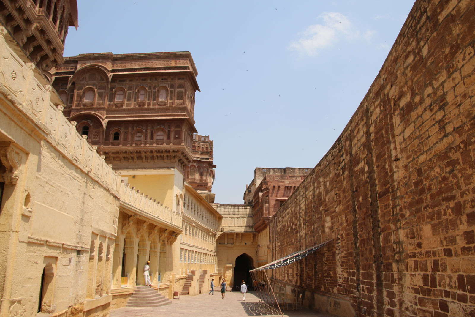 Mehrangarh Fort (Courtyard Pathway to Palaces)