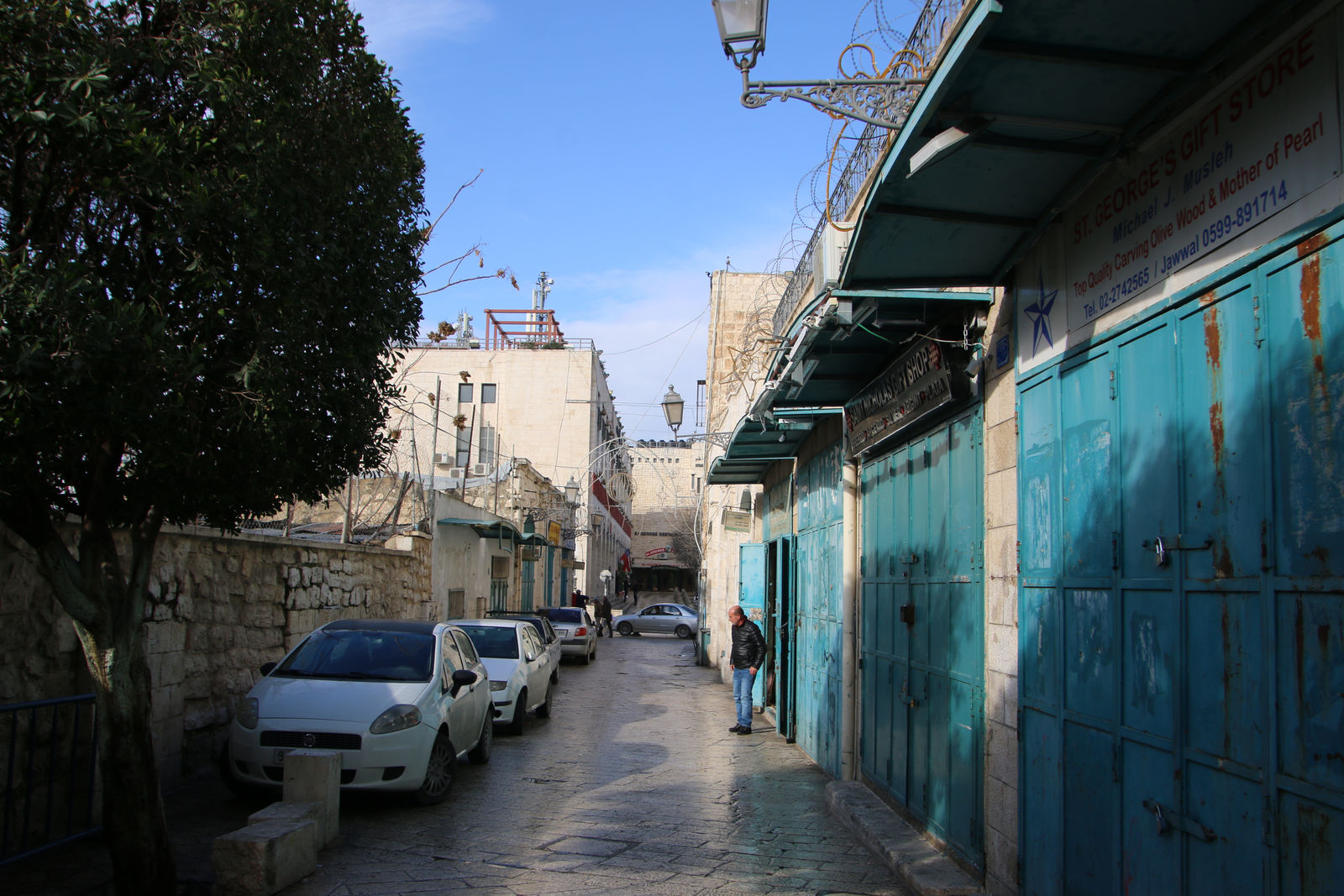 The historic street sceneries of Bethlehem