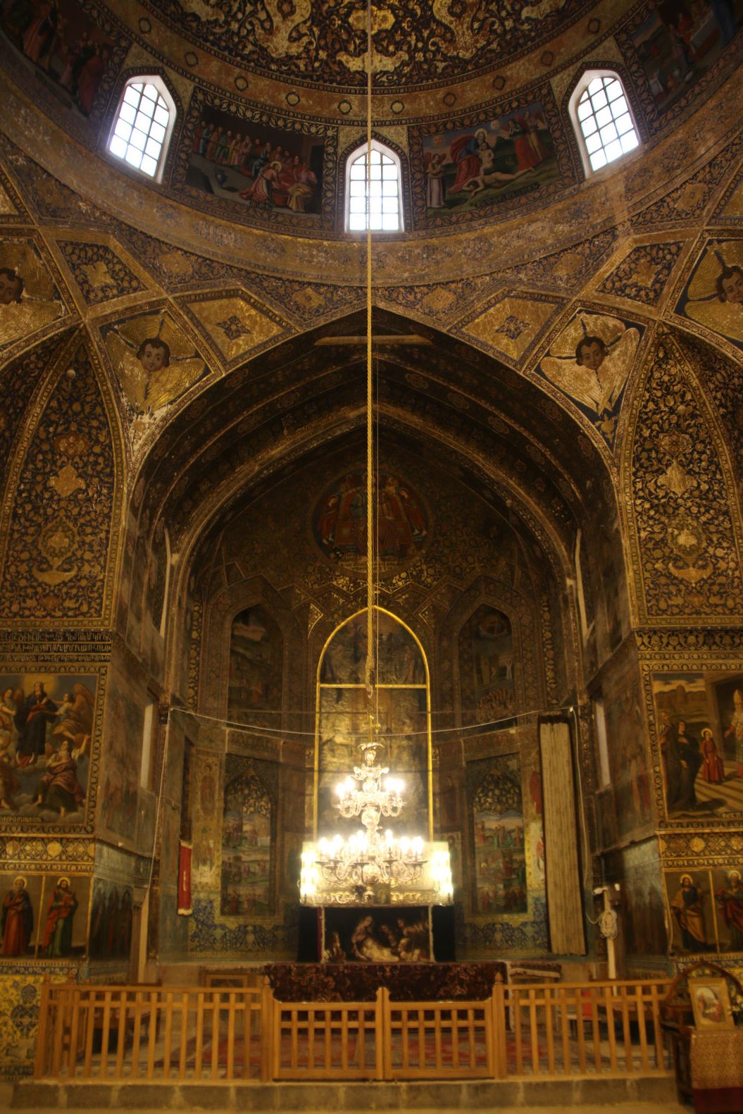 The breathtaking interior of Vank Cathedral