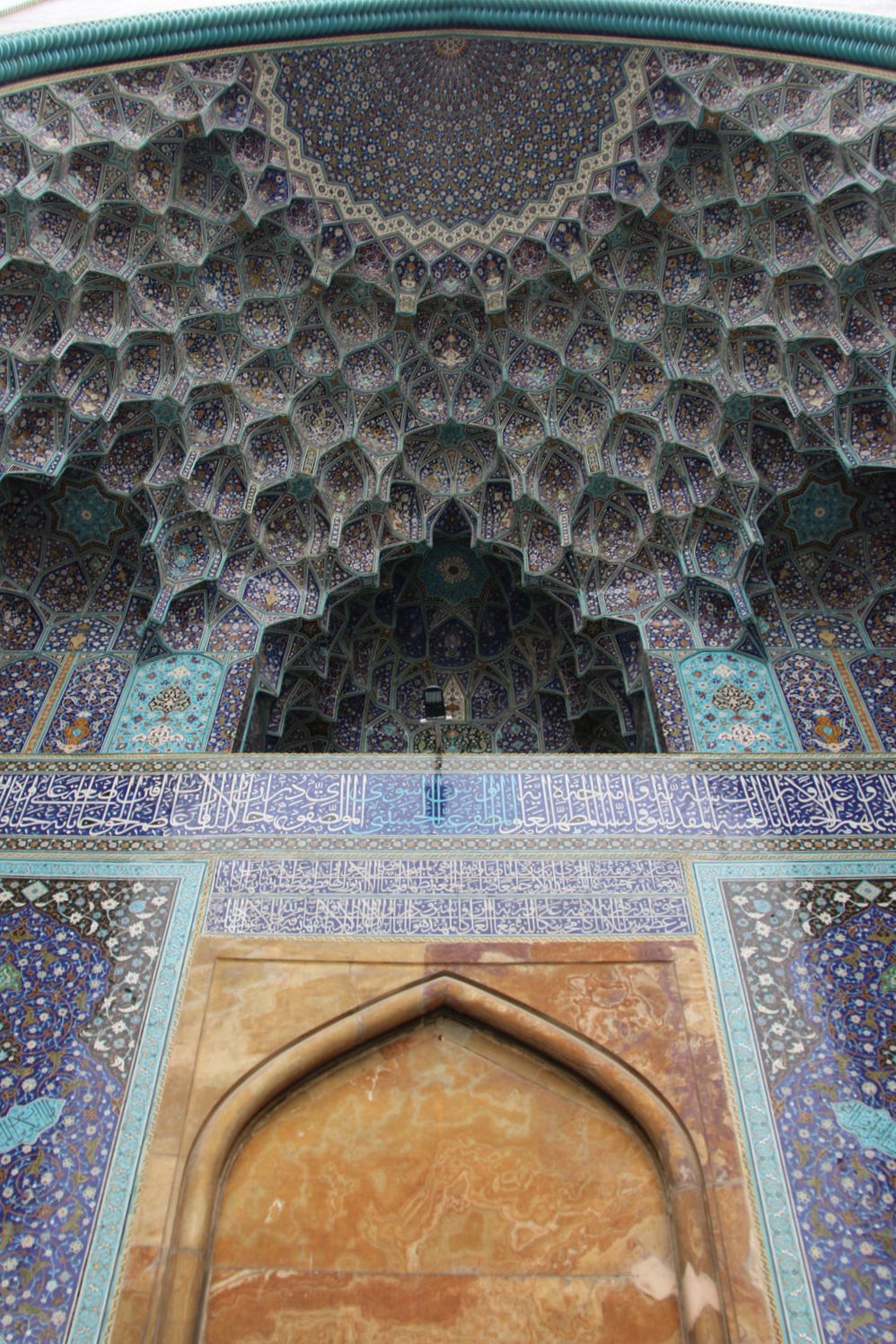 The breathtaking Muqarnas of Shah Mosque