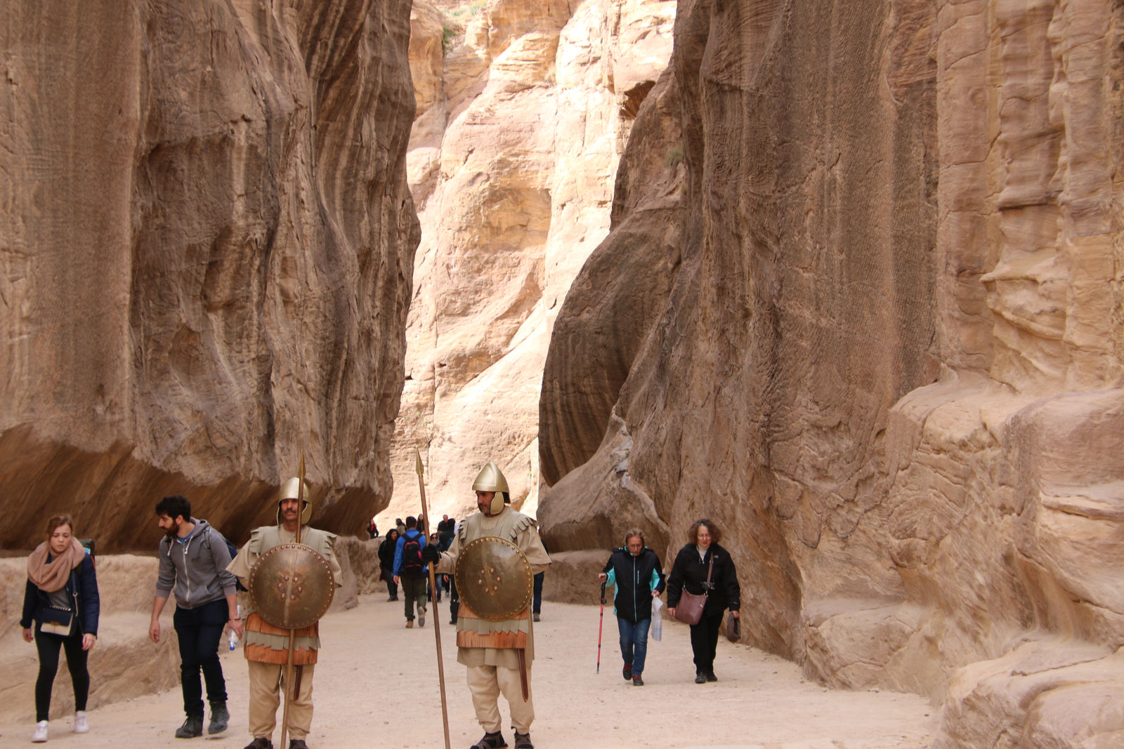 Walking through The Siq