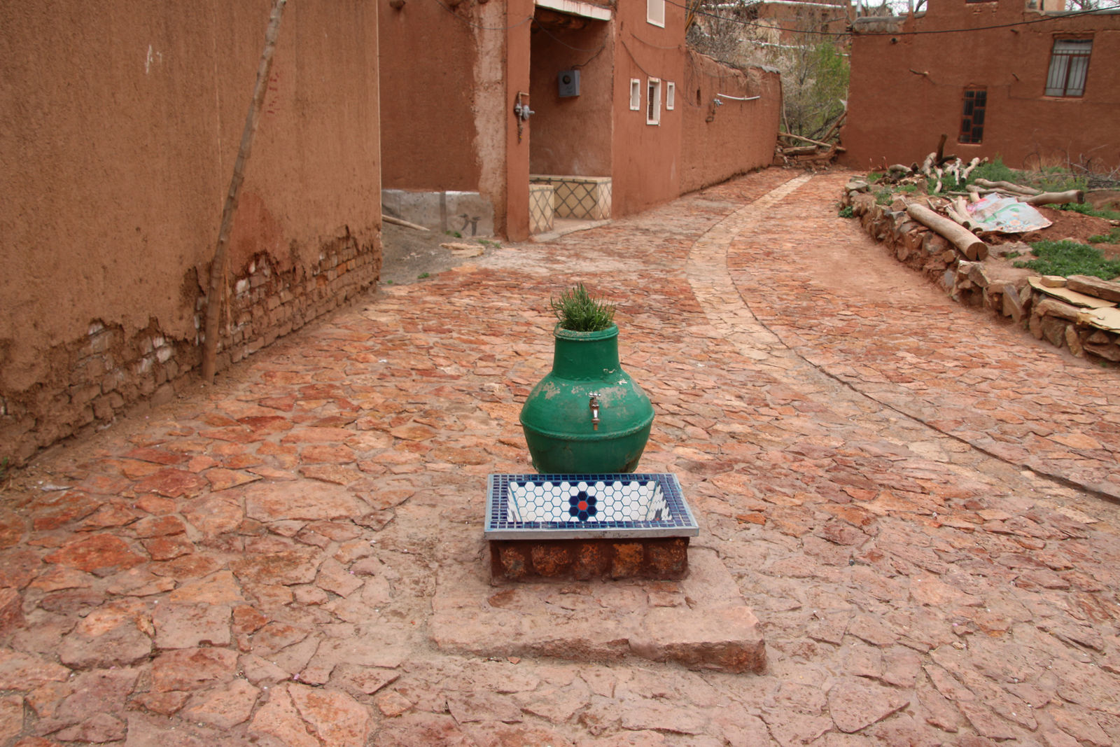 A traditional water fountain in Abyaneh Village