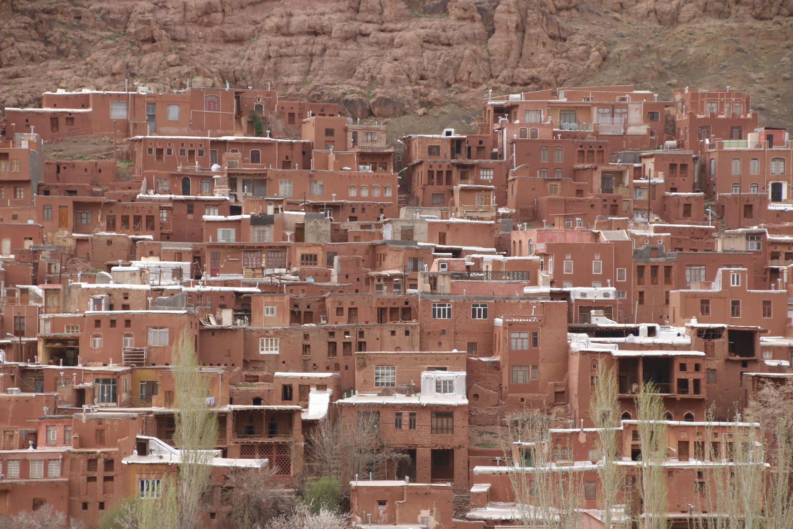 The unique stepped houses of Abyaneh Village