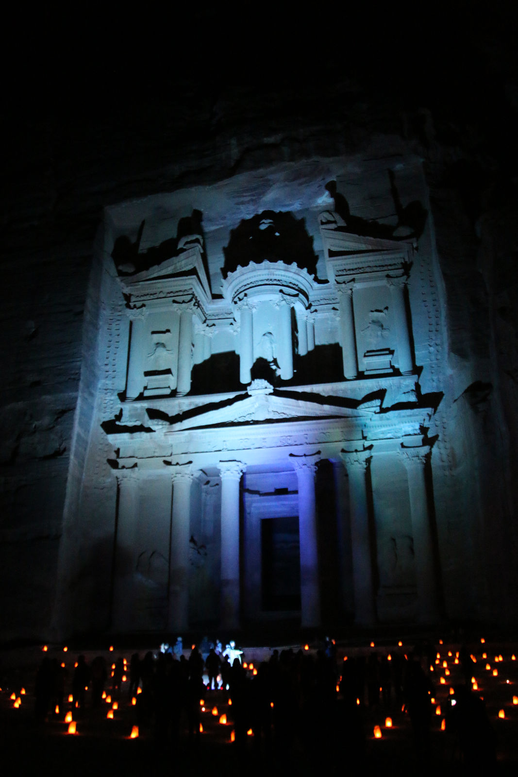 The Treasury by night
