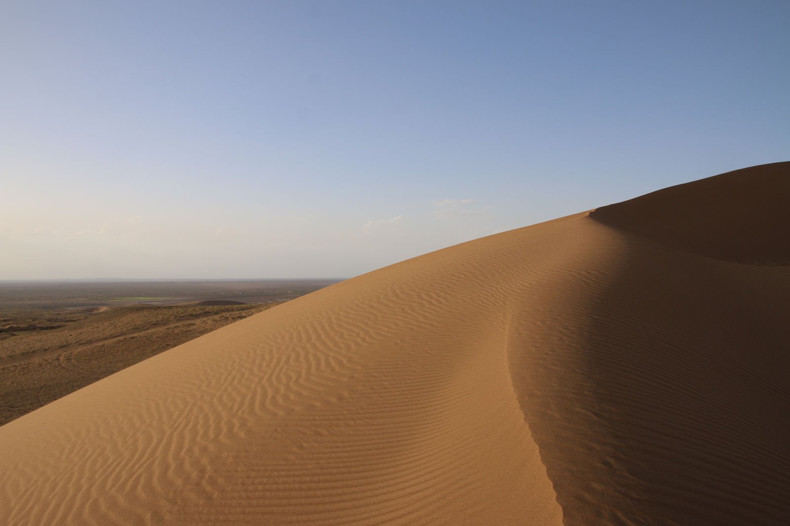 The stunning sand dunes of Maranjab Desert